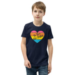 Be You Not Perfect, Retro Heart, Youth T-shirt, 