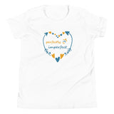 Perfectly Imperfect Heart, Youth Short Sleeve T-Shirt