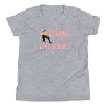 Strong Like A Girl, Skater Edition, Youth Tee