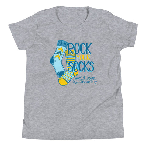 Mismatch Socks Down Syndrome Awareness Youth Short Sleeve T-Shirt