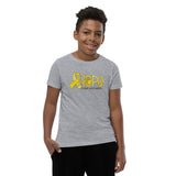 Childhood Cancer Awareness, Youth Short Sleeve T-Shirt