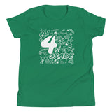 Fourth Grade, Doodle, Back To School, Shirt, Green